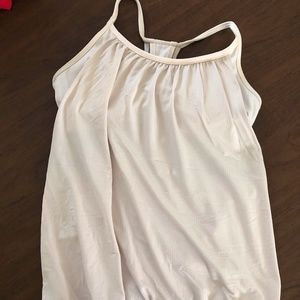Lululemon Pink Cut-Out Tank Top
